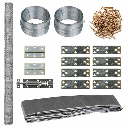 Kanahäkki 4,5X1,5X2 M Teräs