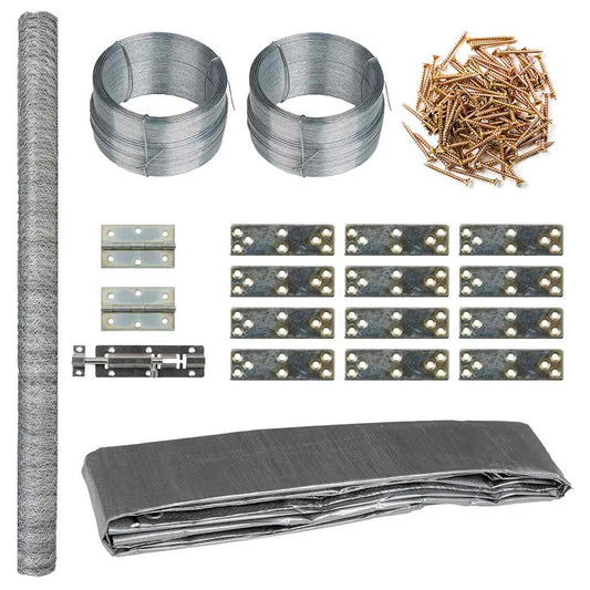 Kanahäkki 6X1,5X2 M Teräs