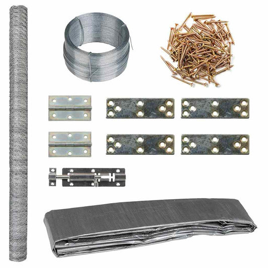 Kanahäkki 3X1,5X1,5 M Teräs