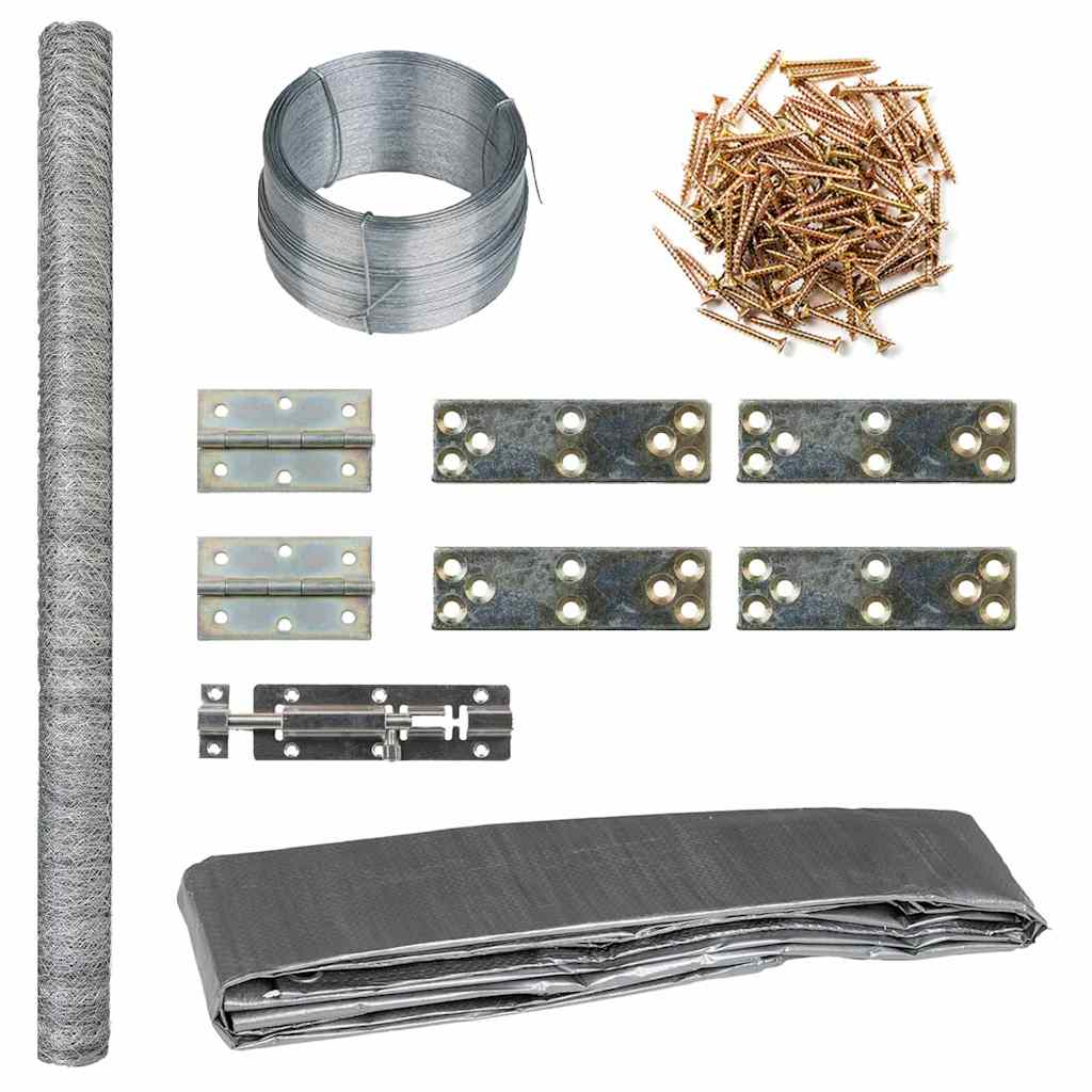 Kanahäkki 3X1,5X1,5 M Teräs