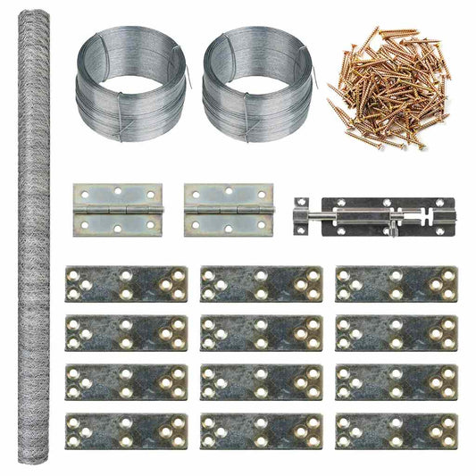 Kanahäkki 6X1,5X1,5 M Teräs