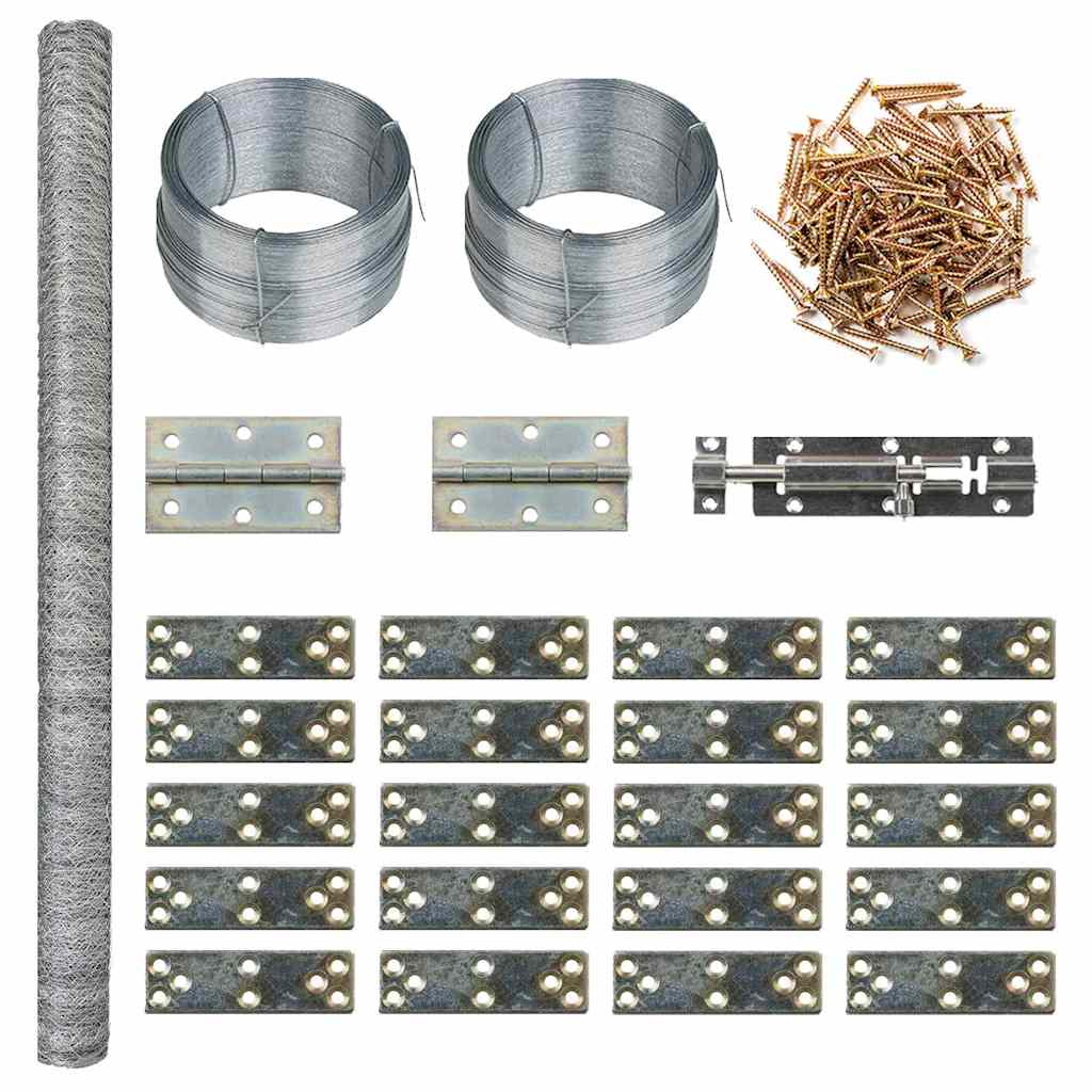 Kanahäkki 9X1,5X1,5 M Teräs