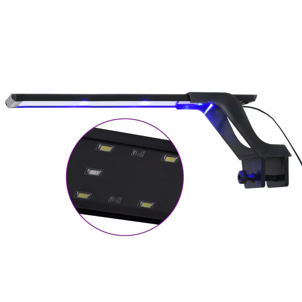 Akvaarion Led-Valo Kiinnittimillä Sininen Ja Valkoinen