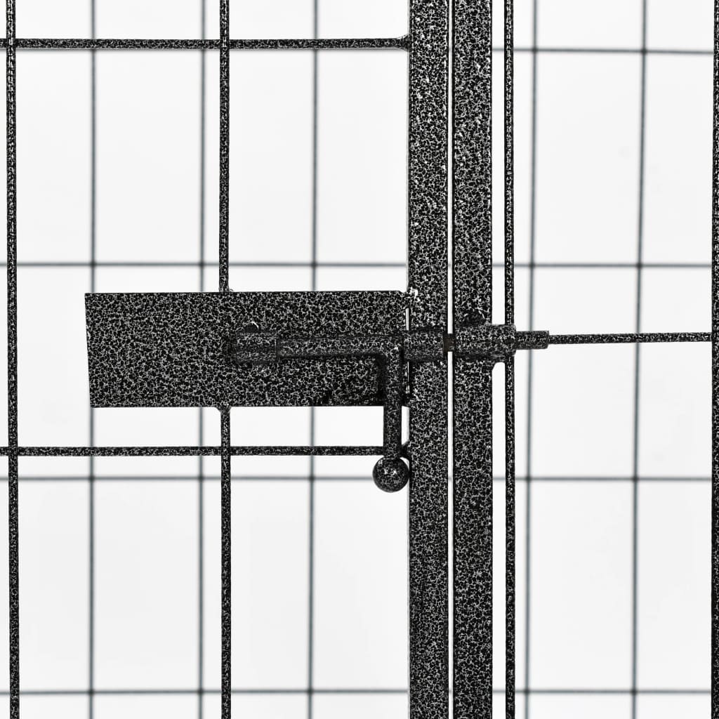 Vankka Pentuaitaus Musta 120X80X70 Cm Teräs