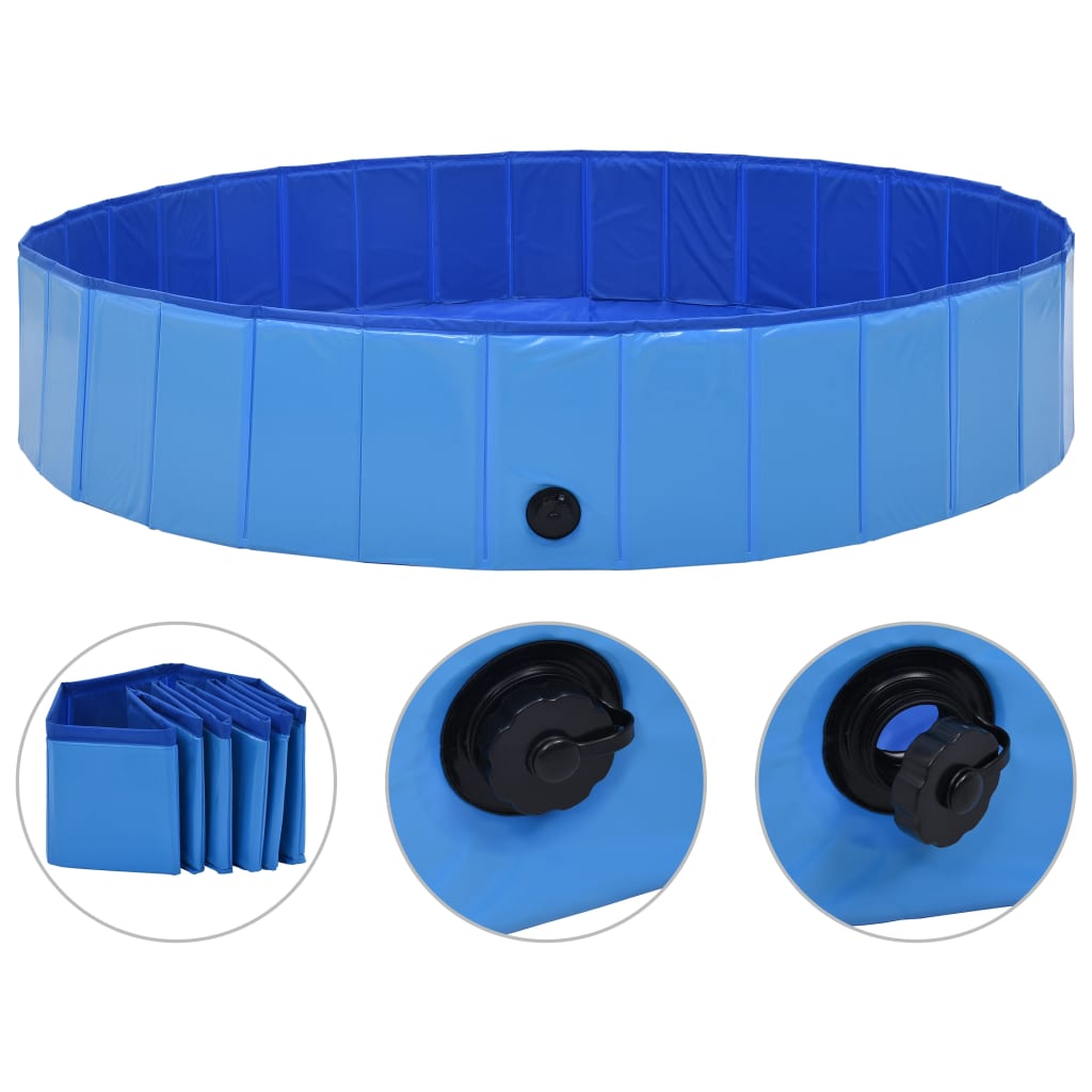 Kokoontaitettava Koiran Uima-Allas Pvc