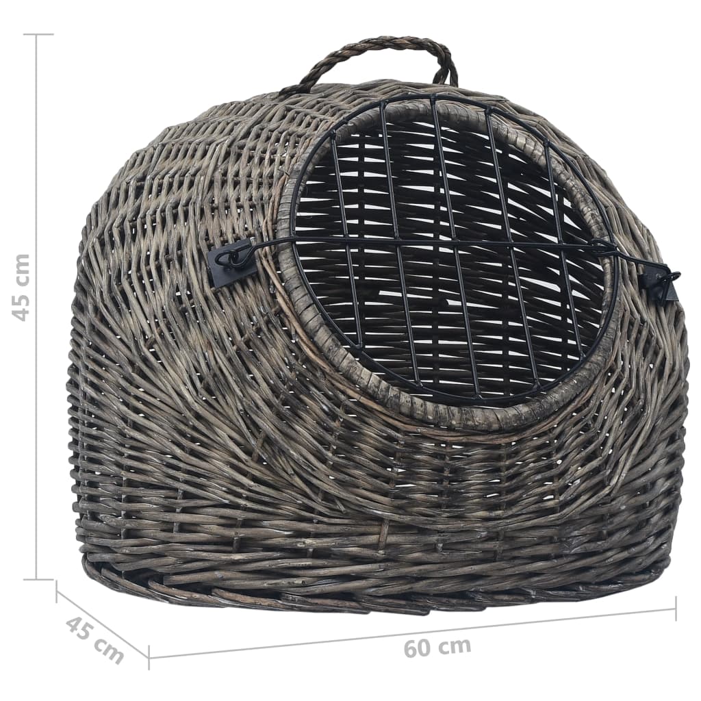 Kissan Kuljetuskori Luonnollinen Paju
