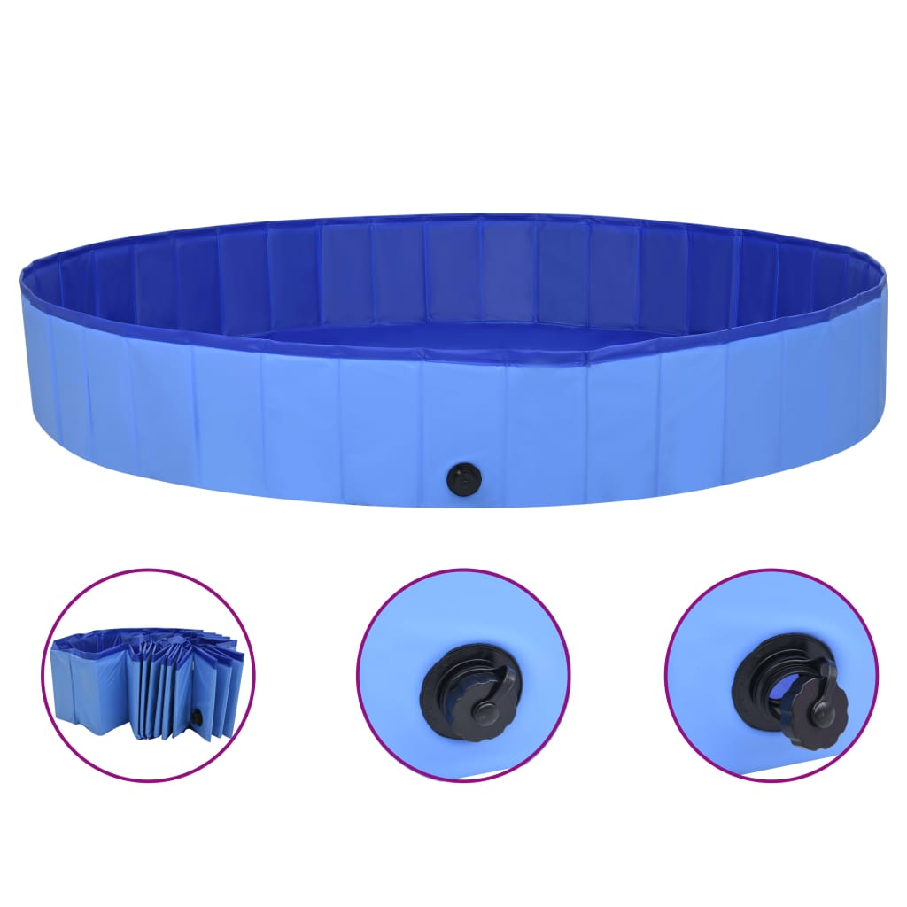 Kokoontaitettava Koiran Uima-Allas Pvc