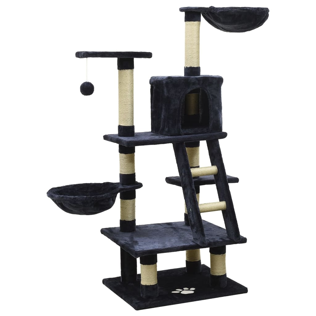 Kissan Kiipeilypuu Sisal-Pylväillä 122 Cm