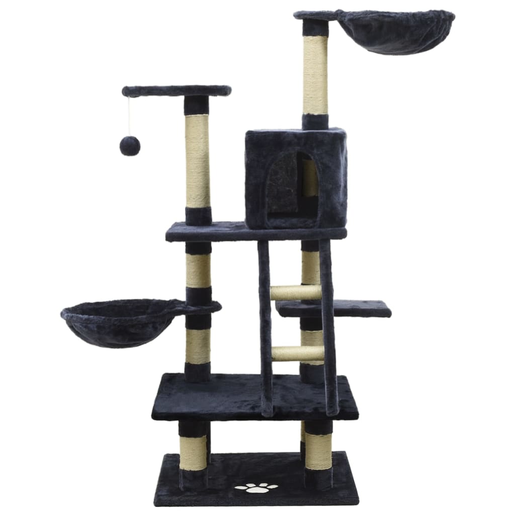 Kissan Kiipeilypuu Sisal-Pylväillä 122 Cm