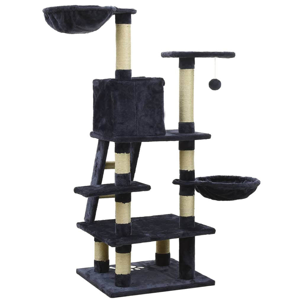 Kissan Kiipeilypuu Sisal-Pylväillä 122 Cm