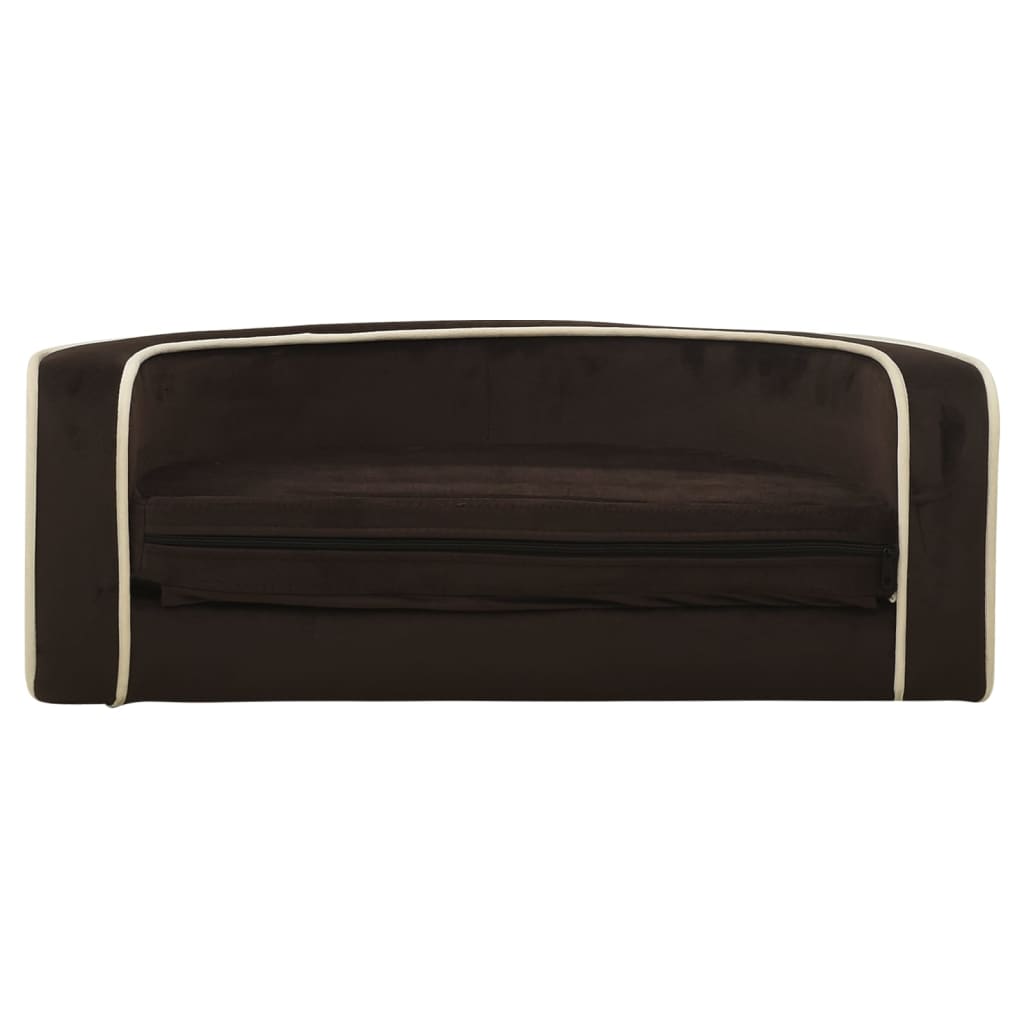 Taitettava Koiran Sohva 73X67X26 Cm Plyysi Pestävä