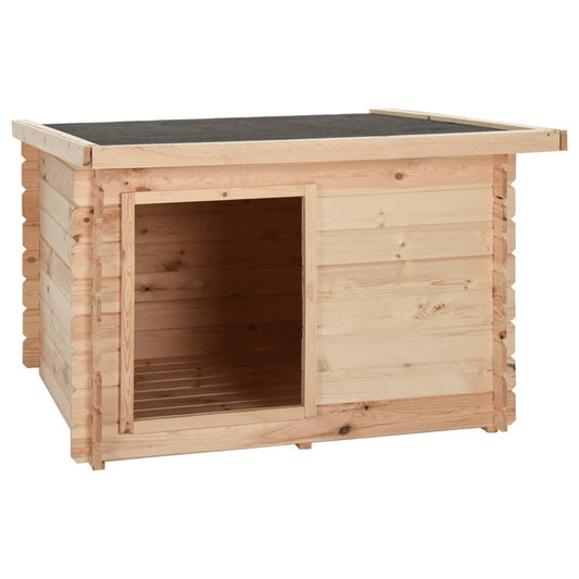 Koirankoppi 122,5X118X82,6 Cm Täysi Mänty 14 Mm