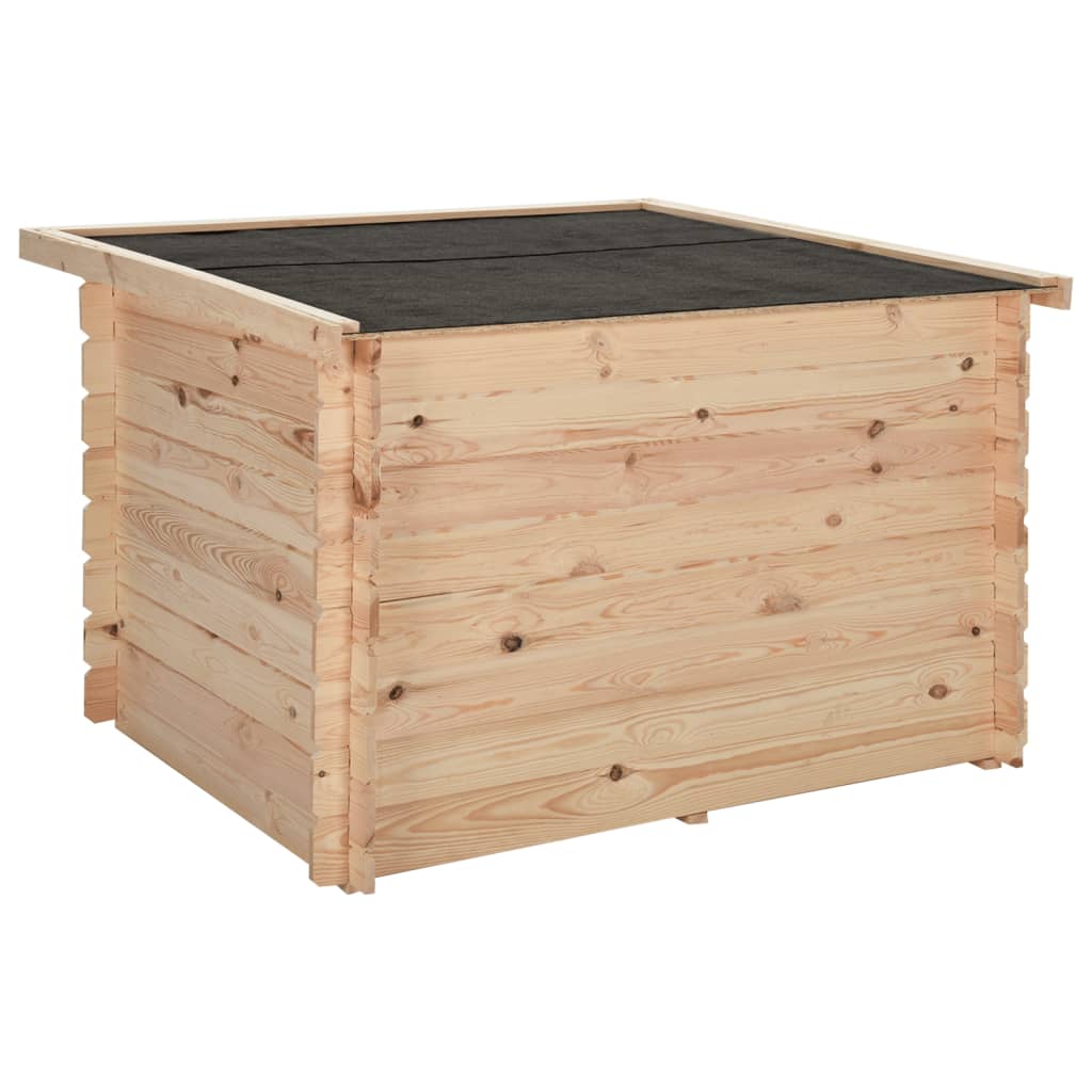 Koirankoppi 122,5X118X82,6 Cm Täysi Mänty 14 Mm