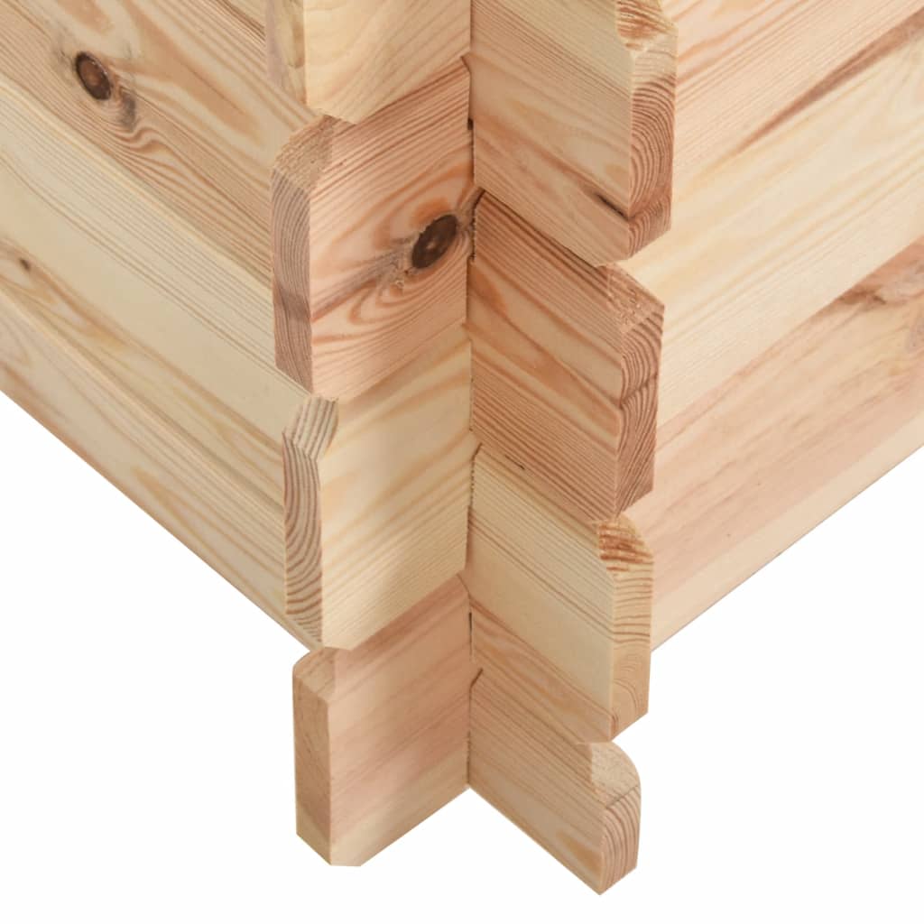 Koirankoppi 122,5X118X82,6 Cm Täysi Mänty 14 Mm
