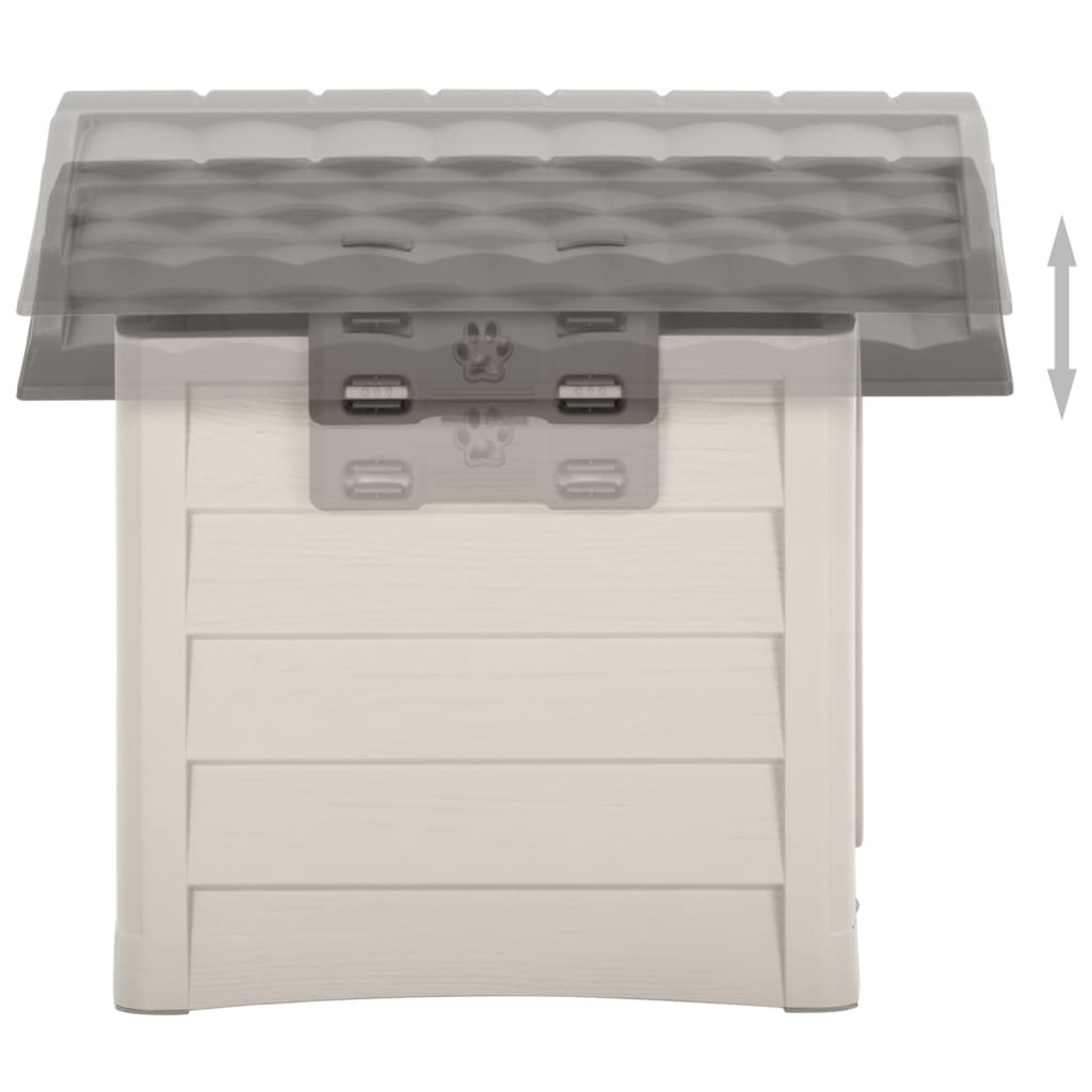 Koirankoppi Beige Ja Ruskea 89X75X62 Cm