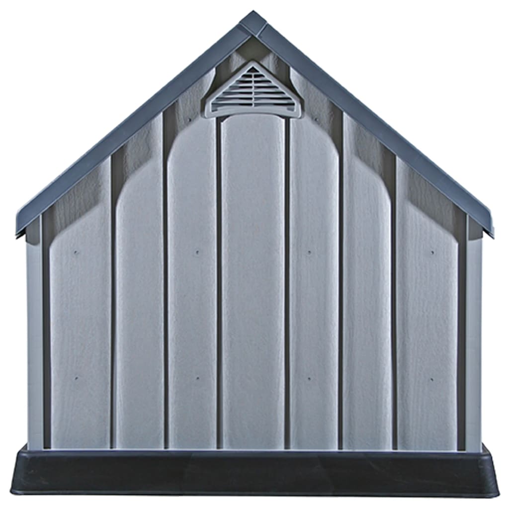 Koirankoppi Harmaa 92X87X91 Cm Muovi