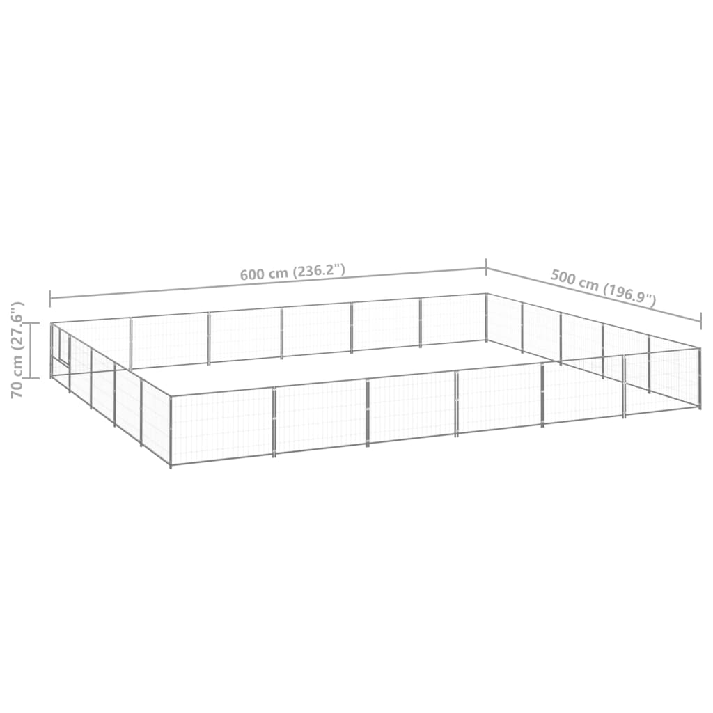 Koiranhäkki 30 M² Teräs