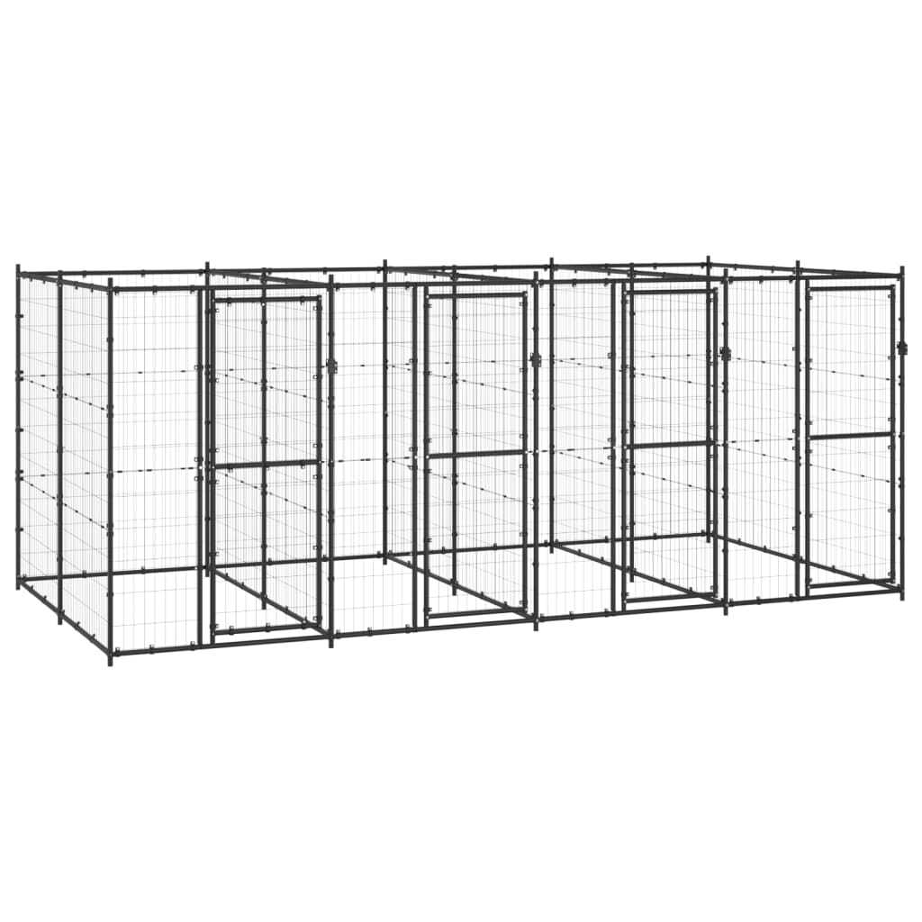Koiran Ulkohäkki Katolla Teräs 4,84 M²