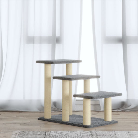 Kissan Kiipeilypuu Sisal- Raapimispylväillä Vaaleanharm 50,5 Cm