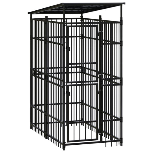 Koiran Ulkohäkki Teräs 1,84 M²