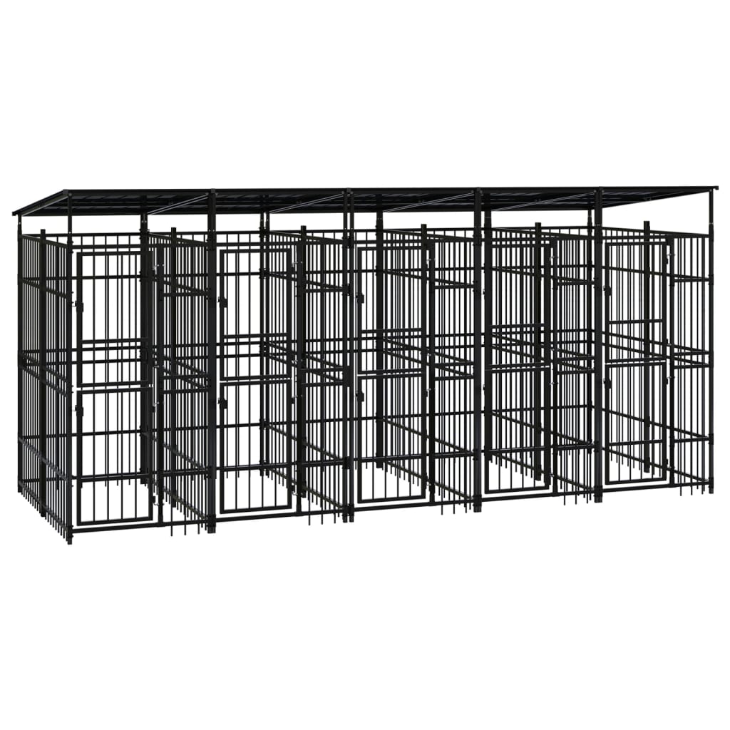 Koiran Ulkohäkki Teräs 1,84 M²