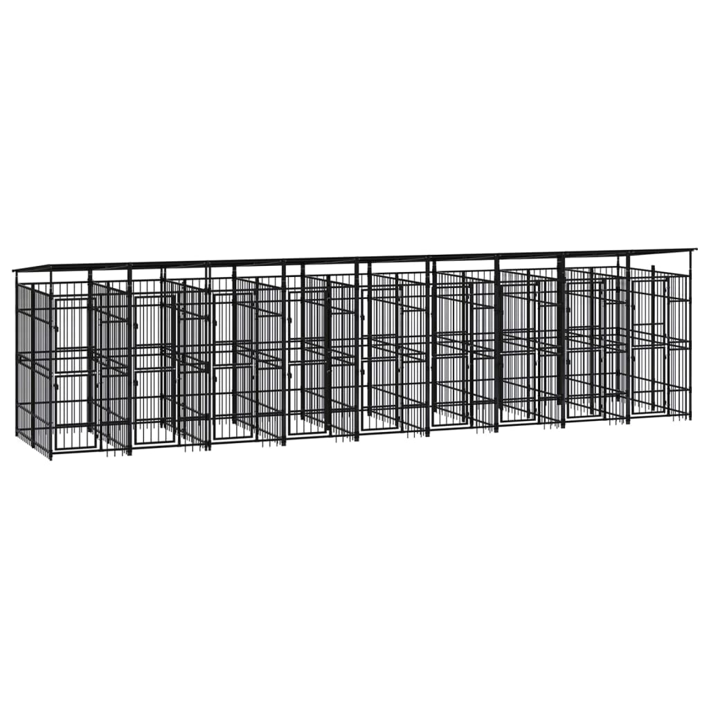 Koiran Ulkohäkki Teräs 1,84 M²