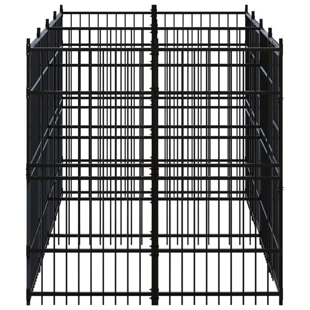 Koiran Ulkohäkki Teräs 7,37 M²