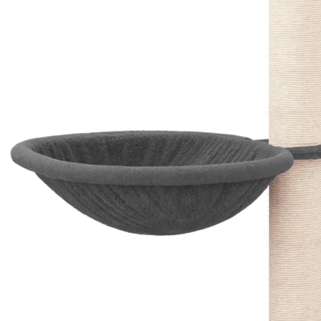 Kissan Kiipeilypuu Sisal- Raapimispylväillä T.harmaa 94,5 Cm