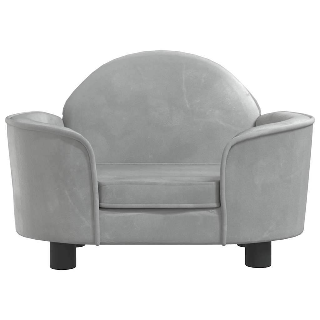 Koiran Sänky Vaaleanharmaa 66X40X45 Cm Sametti