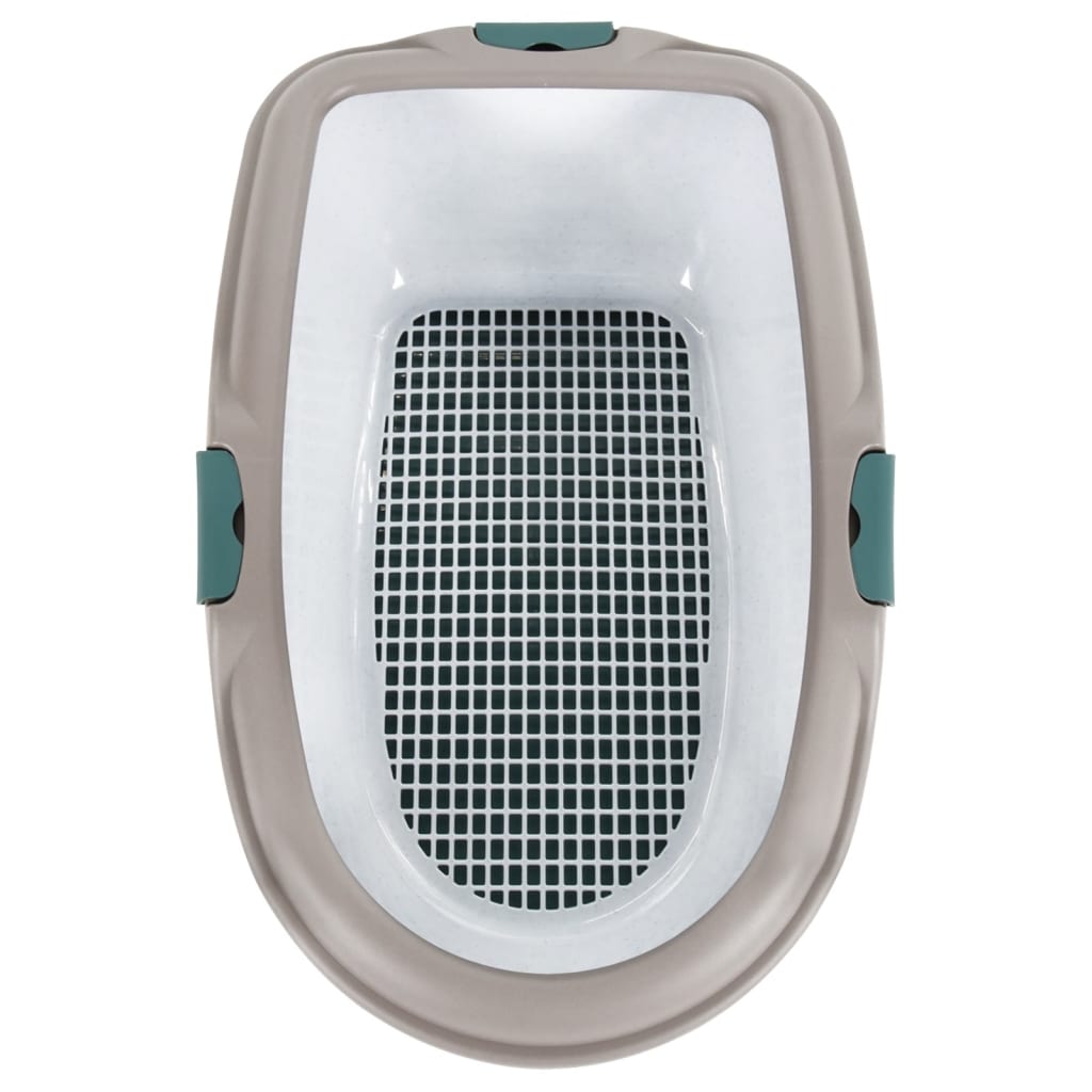 Kissanhiekkalaatikko Ruskea Ja Valkoinen 69,5X47X26 Cm Pp