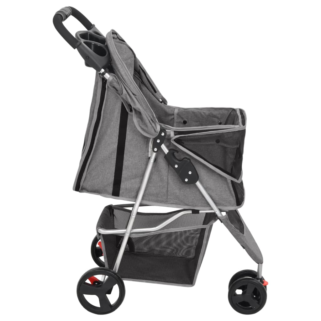 Taitettavat Koiranrattaat 80X46X98 Cm Oxford Kangas