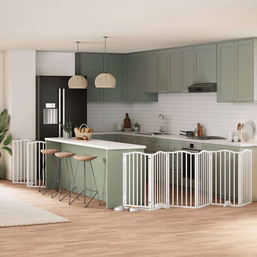 Koiraportti Kokoontaittuva 8 Paneelia 640 Cm Poppelipuu