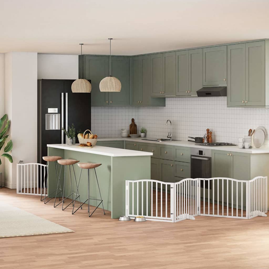 Koiraportti Kokoontaittuva 8 Paneelia 640 Cm Poppelipuu