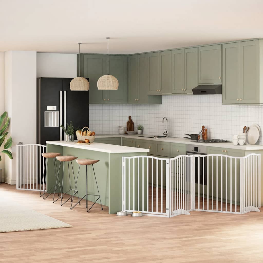 Koiraportti Kokoontaittuva 8 Paneelia 640 Cm Poppelipuu