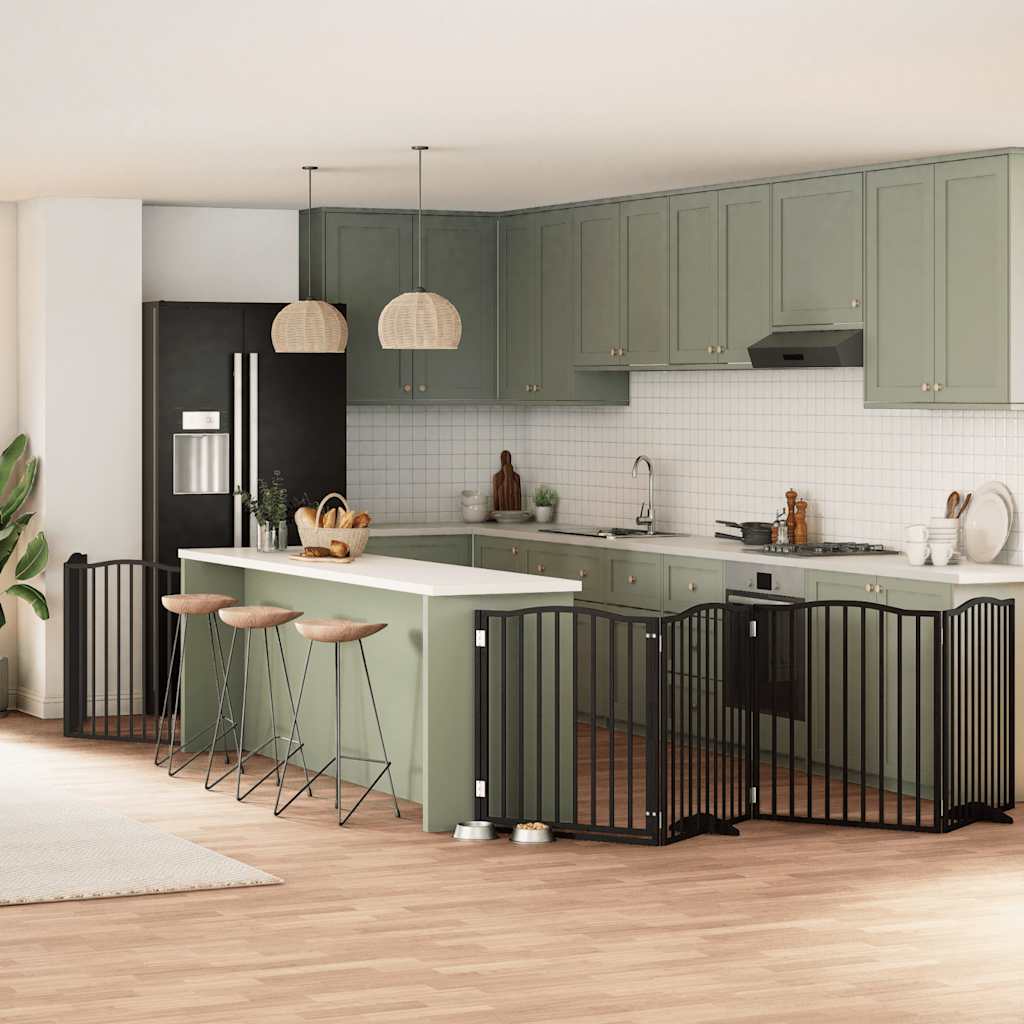 Koiraportti Kokoontaittuva 8 Paneelia 640 Cm Poppelipuu