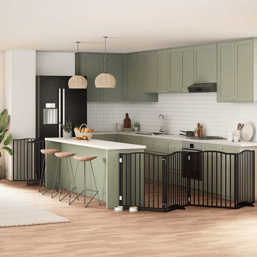 Koiraportti Kokoontaittuva 8 Paneelia 640 Cm Poppelipuu