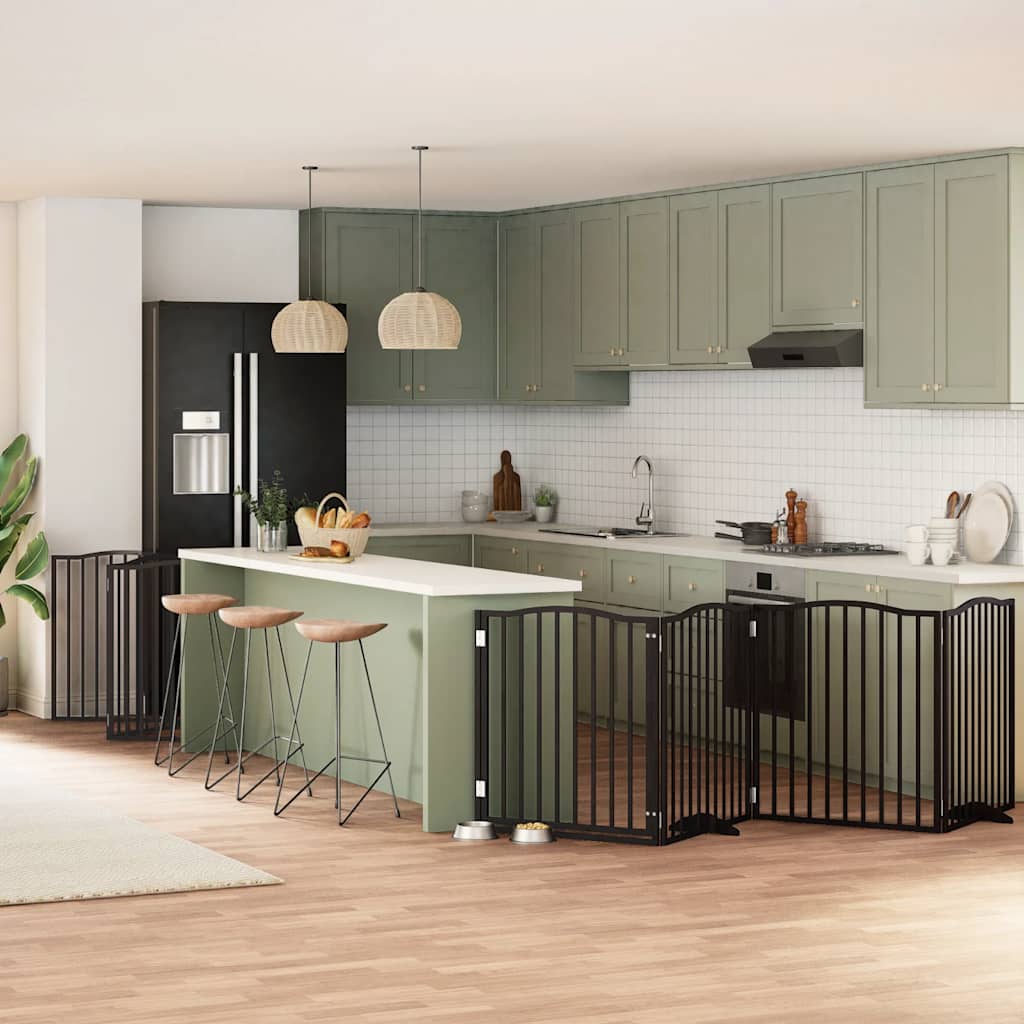 Koiraportti Kokoontaittuva 8 Paneelia 640 Cm Poppelipuu