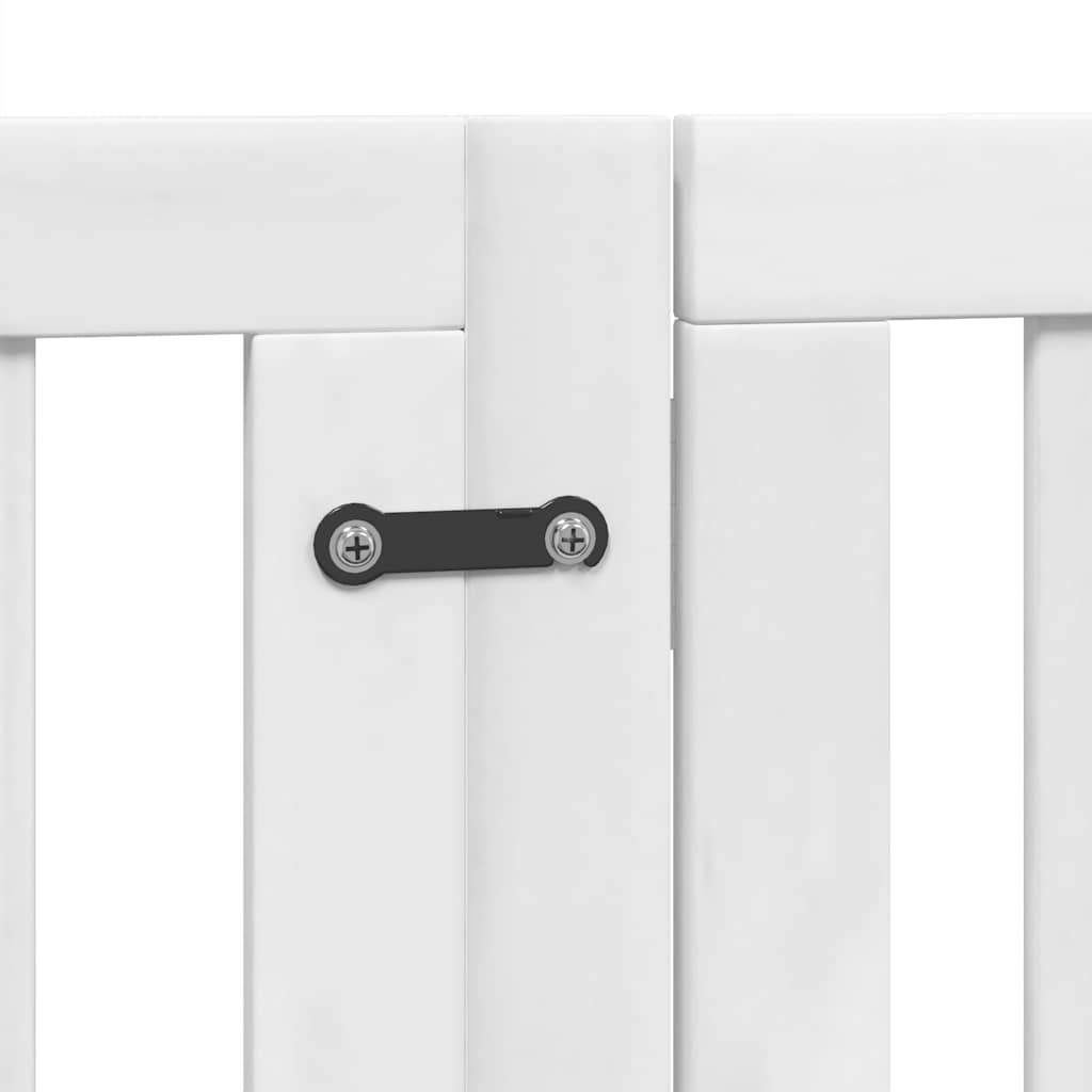 Koiraportti Kokoontaittuva 12 Paneelia Valk. 600 Cm Poppelipuu