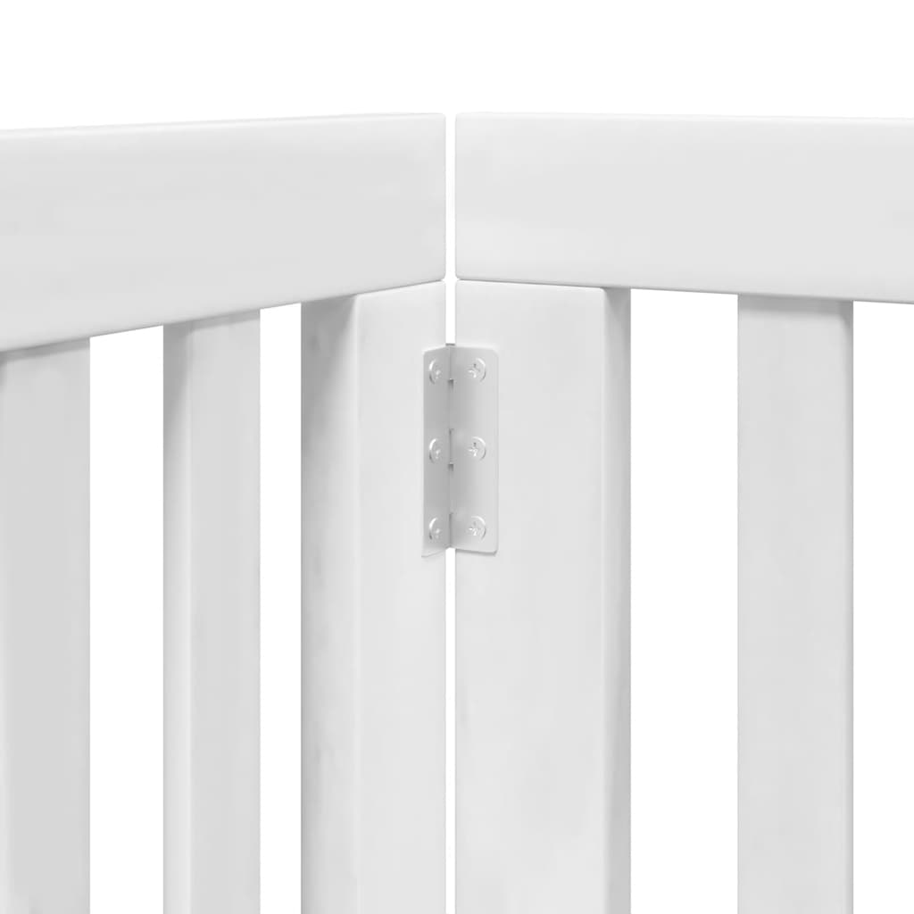 Koiraportti Kokoontaittuva 12 Paneelia Valk. 600 Cm Poppelipuu