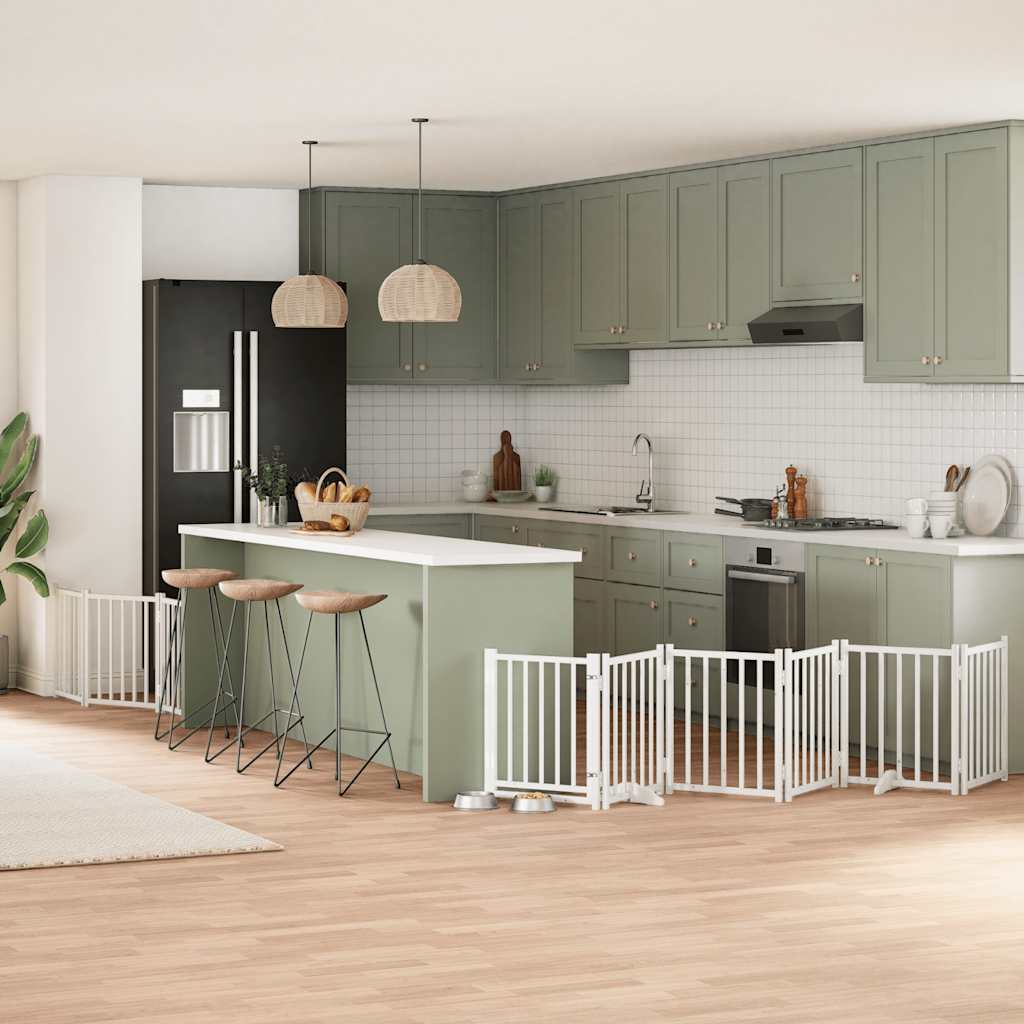 Koiraportti Kokoontaittuva 10 Paneelia 800 Cm Poppelipuu