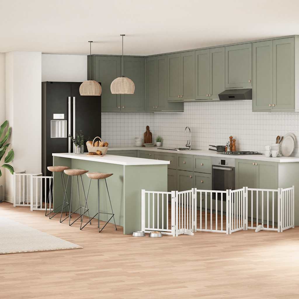 Koiraportti Kokoontaittuva 10 Paneelia 800 Cm Poppelipuu