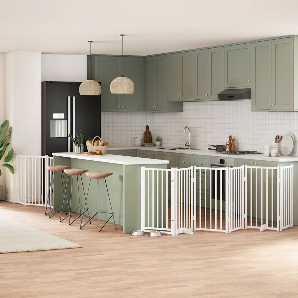 Koiraportti Kokoontaittuva 10 Paneelia 800 Cm Poppelipuu