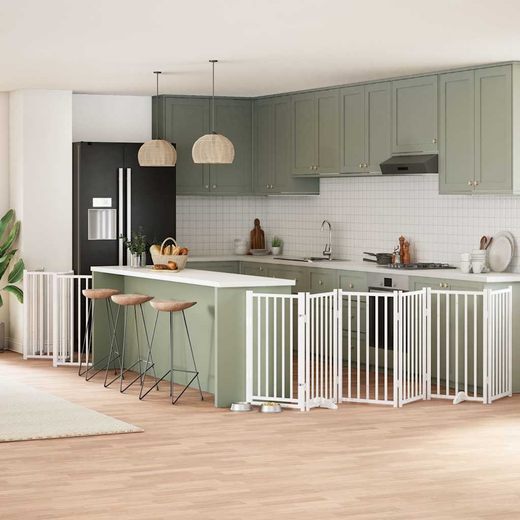 Koiraportti Kokoontaittuva 10 Paneelia 800 Cm Poppelipuu