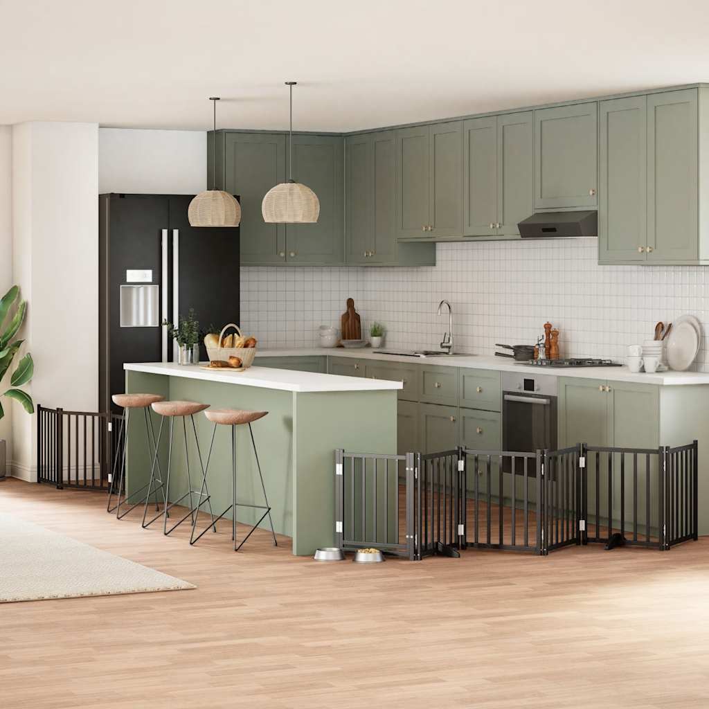 Koiraportti Kokoontaittuva 10 Paneelia 800 Cm Poppelipuu