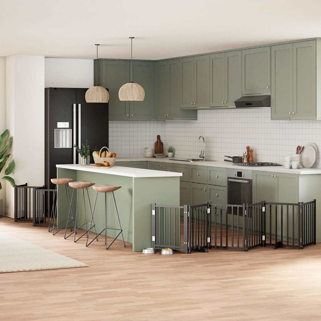 Koiraportti Kokoontaittuva 10 Paneelia 800 Cm Poppelipuu