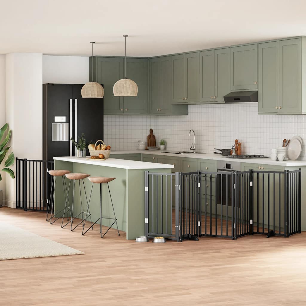 Koiraportti Kokoontaittuva 10 Paneelia 800 Cm Poppelipuu