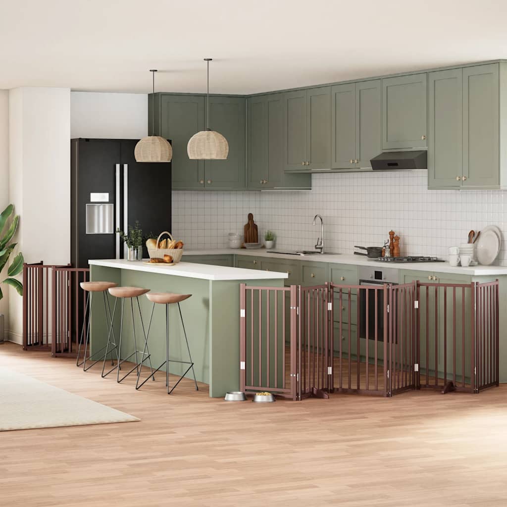 Koiraportti Kokoontaittuva 10 Paneelia 800 Cm Poppelipuu