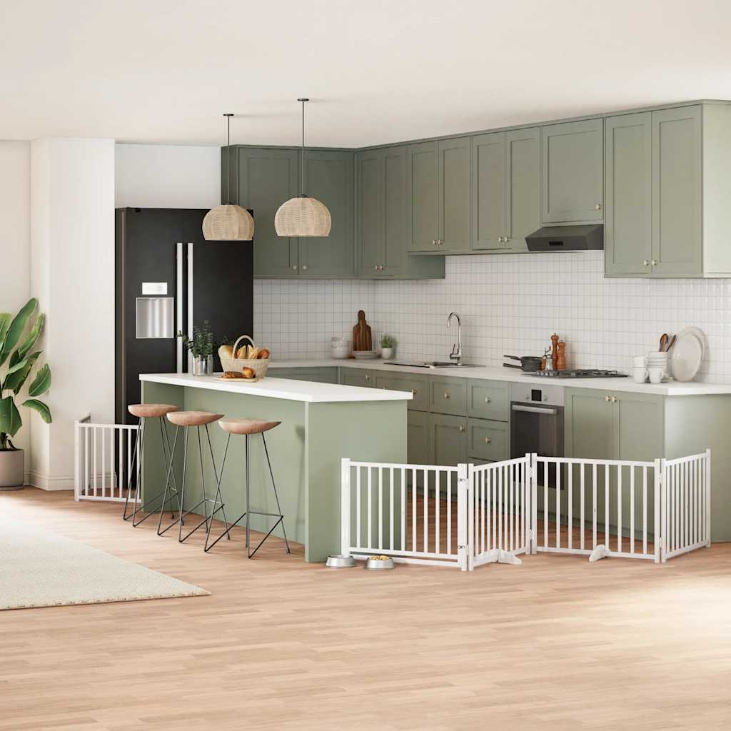 Koiraportti Kokoontaittuva 10 Paneelia 800 Cm Poppelipuu