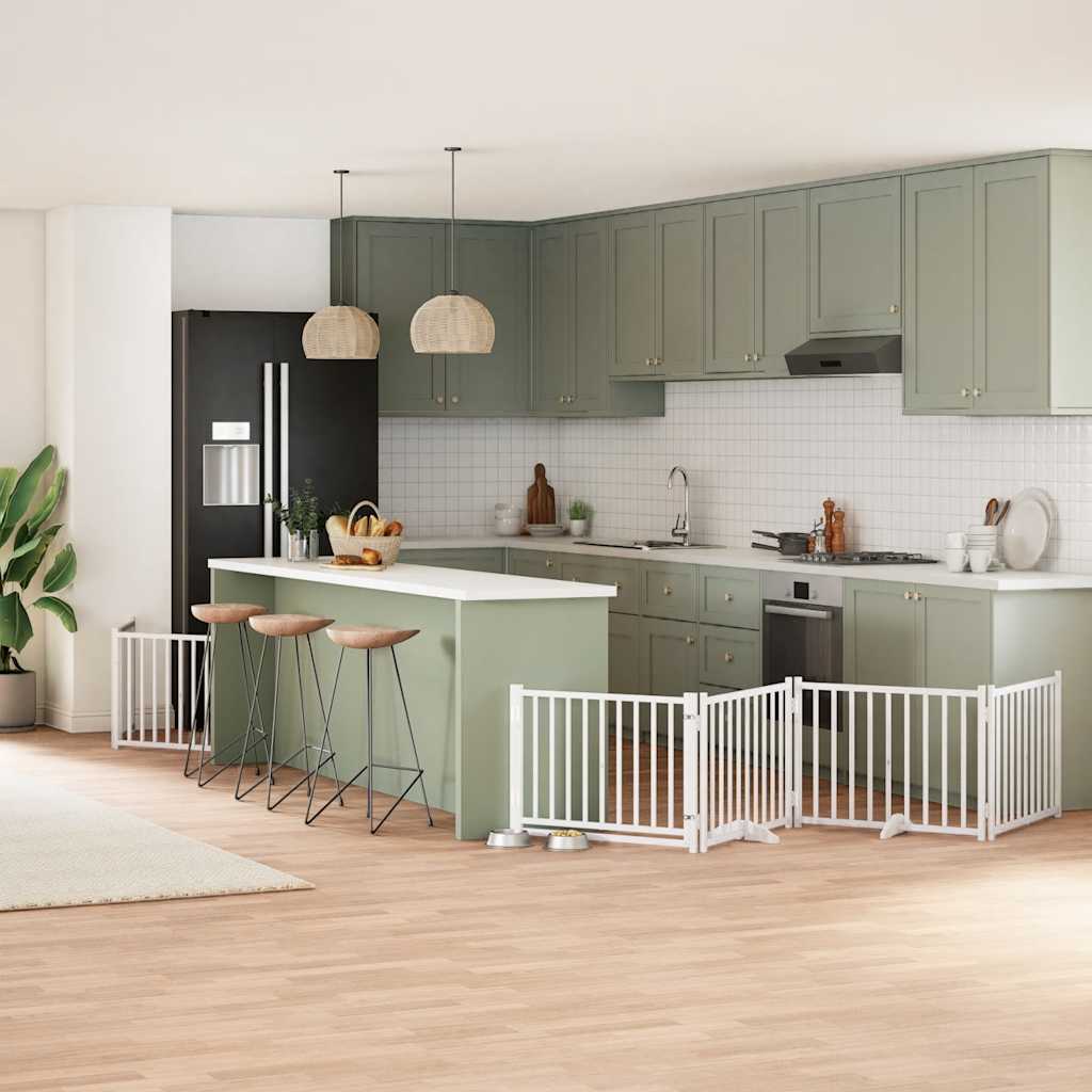 Koiraportti Kokoontaittuva 10 Paneelia 800 Cm Poppelipuu