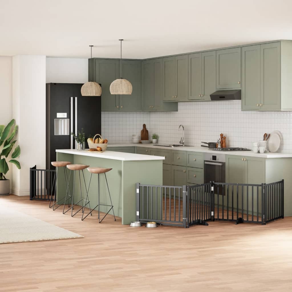 Koiraportti Kokoontaittuva 10 Paneelia 800 Cm Poppelipuu